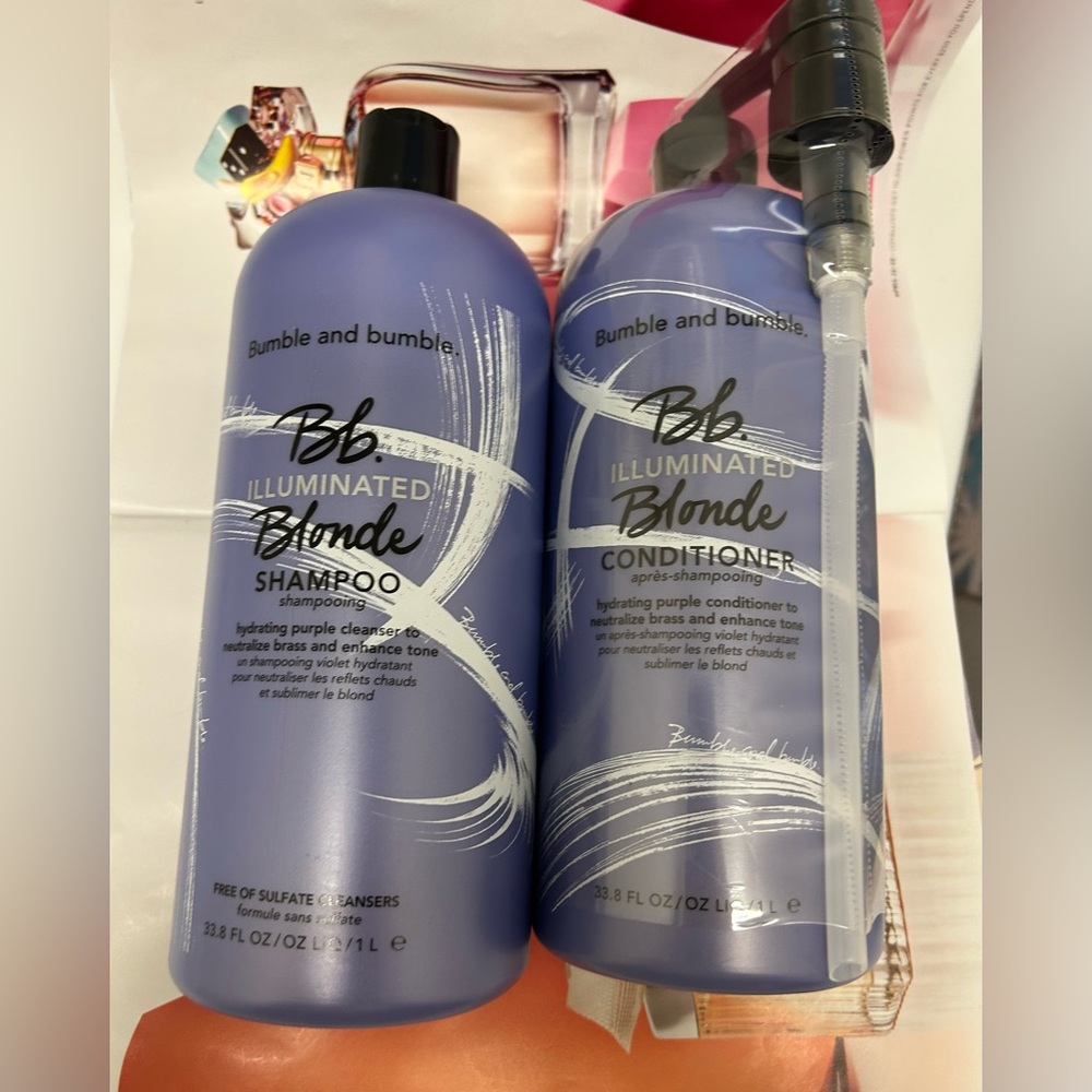 Bumble and bumble Illuminated‎ Blonde shampoo & Conditioner duo ~ 33.8 oz each